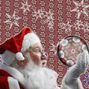 santa and his globe