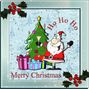 Christmas shaker card front