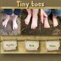 Tiny toes