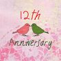 Jess and Chris 12th Anniversay