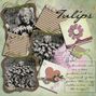 9 square challenge - tulips