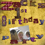 zacks birthday Scrapbook