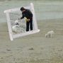 At the beach