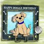 Doggy Birthday card for animal charity