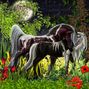 Romance under the moon.