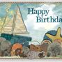 Seaside Birthday Greetings - using Pebble Shore