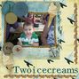 Two ice creams