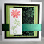 Stitched Flowers Card