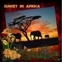 Sunset in Africa.craft Sunset in Africa.craft