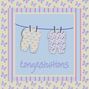 Paisley Party Baby Card