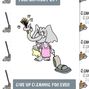 Brthday Card - Cleaning Joke