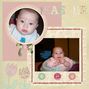 violet scrapbook