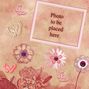 Pink Flower Birthday Card