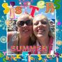 sisters having fun in summer