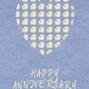 Heart anniversary card