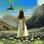 Daisy girl in the mountains...