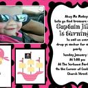 Daughters 5th Pirate Birthday party Invite Daughters 5th Pirate Birthday party Invite