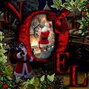 christmas challenge  8 x 8 card
