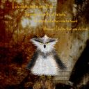 owl made of trees sitting in a tree