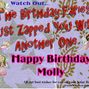 Molly's Birthday Card
