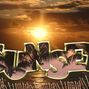 Sunset.