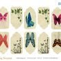 butterly gift tags