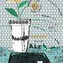 still life with pots and flowers