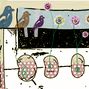 birds and flowers