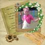Ellie with diary page