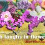 Earth laughs